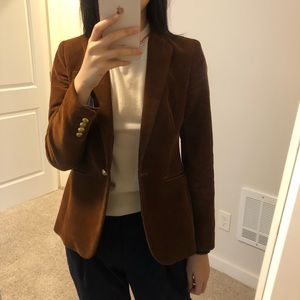 J crew brown blazer